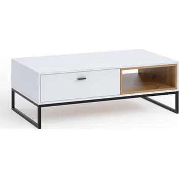 Konferenční stolek ArtGiB Konferenční stolek OLIER OL-05 | bílá/dub artisan