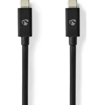 USB kabel | USB 4.0 Gen 2x2 | USB-C™ Zástrčka CCGB66020BK20 Nedis