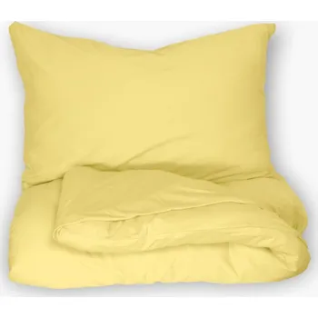 Povlečení Bavlněné povlečení, Jersey světle žluté