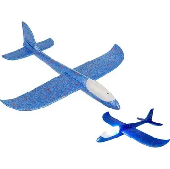 ISO Pěnové Házecí Letadlo LED 47x49 Modrá