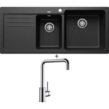 Granitový dřez Granitový dřez SET Blanco NAYA 8 S antracit 525779 + Blanco MILI chrom 519413