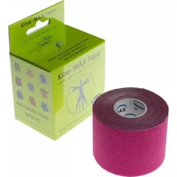 Tejpovací páska KINE-MAX TAPE SUPER-PRO RAYON - Kinesiologický tejp - růžový (Tejp Kine-MAX Super-Pro Rayon - růžový)