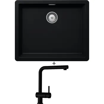 Granitový dřez Granitový dřez SET Schock GREENWICH N-100L Puro + Schock EPOS 540127 Puro