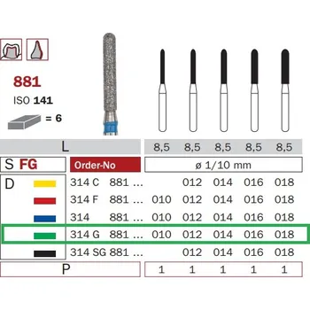 Zahradní dekorace Diaswiss 881 zelená, 6ks/balení - 010 mm