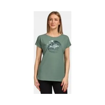 Dámské tričko Kilpi NELLIM-W khaki 34; Zelená triko