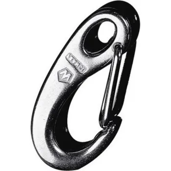 Jištění Karabina nerezová hák 75mm nosnost 700kg