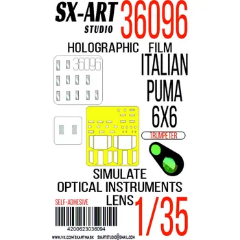 Plastikový model SX-ART 1/35 Holographic film Italian Puma 6x6 (TRUMP)