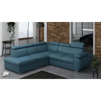 Obývací stěna Sedací souprava Bodie II levá modrá