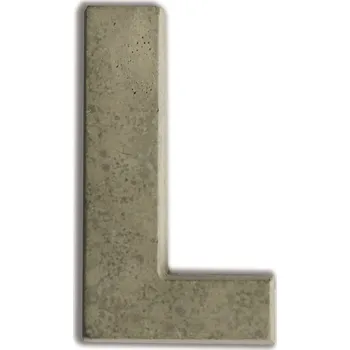 Aladine Betonové písmeno k dekoraci Aladine, 5 cm - L