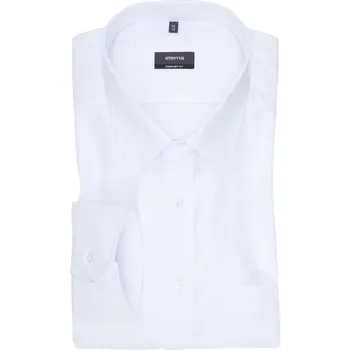 Pánská košile Velké Velikosti - Eterna - Košile – nežehlivá - 46 - Bílá