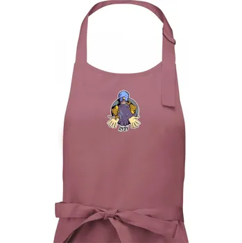 Kuchyňská zástěra Znamení komiks ryby - Dámská zástěra na vaření - Univerzální velikost ( Starorůžová )