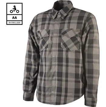 Moto bunda Kevlarová košile na motorku Trilobite Timber 2.0 grey vel. S