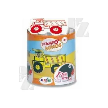 Dětské razítko Razítko Aladine Stampo Na stavbě 10ks