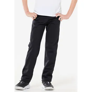 Dívčí legíny DOMYOS Dětské hřejivé tepláky černé 14 LET ČERNÁ