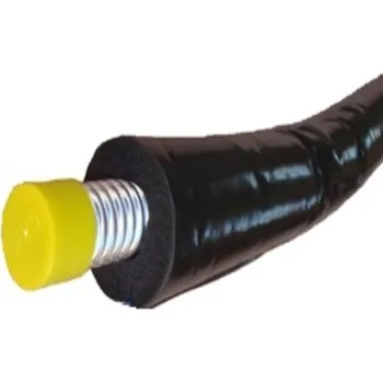 rozdělovač topení Předizolovaná solární trubka vlnovec 304 DN16 x1 m, 20mm izolace s UV opletem