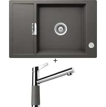 Granitový dřez Granitový dřez SET Schock MONO D-100XS Silverstone + Schock SC-510 554000 Silverstone