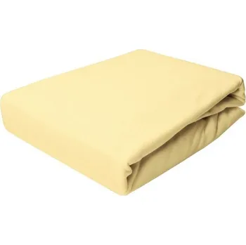 Dětská postýlka Prostěradlo jersey nepropustné PVC 120/60 žlutá