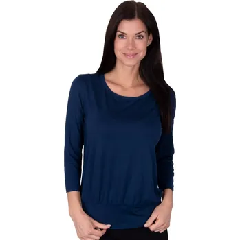 Dámské jednobarevné tričko Chelsea Babell Barva/Velikost: granát (modrá) / S/M