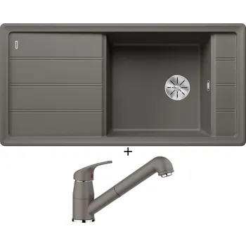 Granitový dřez Granitový dřez SET Blanco FARON XL 6 S šedá vulkán 527265 + Blanco DARAS-S šedá vulkán 526936