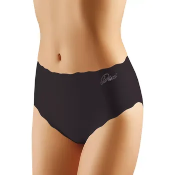 Kalhotky Dámské laserové kalhotky Dixi se silikonovým proužkem Emili Barva/Velikost: černá / XXL/3XL