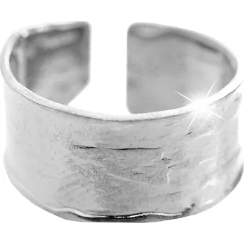 Prsten JSB bijoux s.r.o. Masivní ocelový prsten pruh bez krystalů