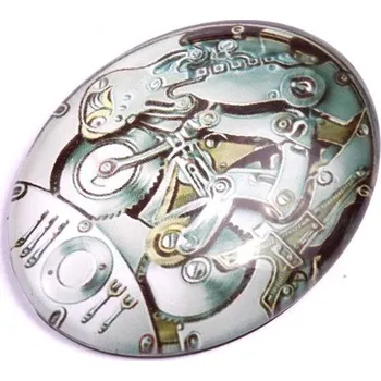 Korálek Kabošon č.596 - 30x40 mm