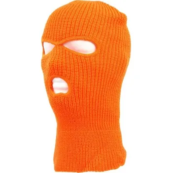 Kukla Kukla se 3 otvory pletená ORANŽOVÁ