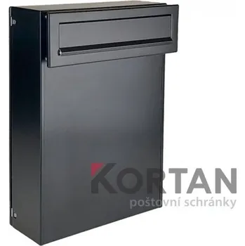 Poštovní schránka Poštovní schránka C-050 s vhozem do plotu a branky - lakovaná RAL 7016 antracit RAL 7040 - šedá