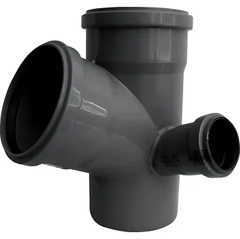 Kanalizační potrubí HT paneláková dvojodbočka 110/110/50 87° pravá