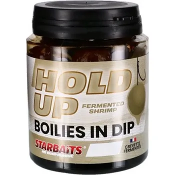 Boilies Starbaits Boilies in Dip Hold Up Fermented Shrimp 24 mm 150g