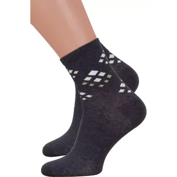 Pánské ponožky Dámské klasické ponožky 099/950 Steven Barva/Velikost: grafit melír / 38/40