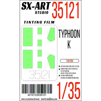 Plastikový model SX-ART 1/35 Tinting film Typhoon-K (TAKOM)