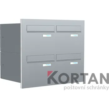 Poštovní schránka Poštovní schránka B-246 - do dveřního panelu - lakovaná RAL 7016 - antracit