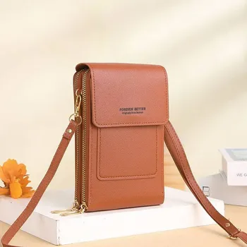 Kabelka Luxusní ženská kabelka Crossbody z umělé kůže - 8