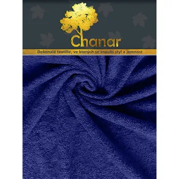 Prostěradlo Top textil Prostěradlo Froté Lux 220x200 cm tmavě modrá