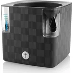 Samozavlažovací květináč Cobble 14cm antracitová P4114029007