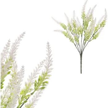 Autronic Vřes v pugetu, bílá barva. - KN7045 WT