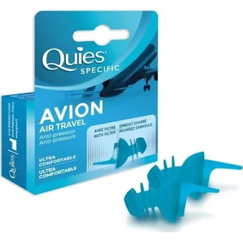 Špunt do uší Quies Avion Air Travel chrániče sluchu do letadla 1 pár