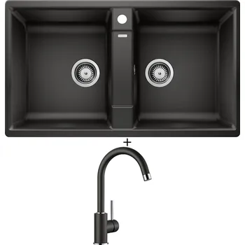 Granitový dřez Granitový dřez SET Blanco ZIA 9 černá 526029 + Blanco MIDA černá 526145