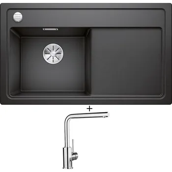 Kuchyňský dřez Granitový dřez SET Blanco ZENAR 45 S antracit 523850 + Blanco MILA chrom 519414