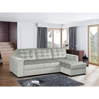 Obývací stěna Sedací souprava Linda UNI světle šedá