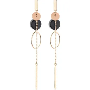 Náušnice Elegantní dámské visací náušnice - e801jin