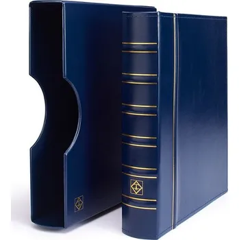 Obal pro sběratelský předmět Album GRANDE Classic Leuchtturm s kazetou Barva: Modrá (bez listů)