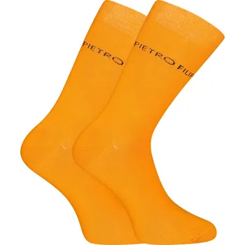 Pánské ponožky Ponožky Pietro Filipi vysoké bambusové oranžové (1PBV005) XL Možnost vrácení zboží ZDARMA do 120 dnů!