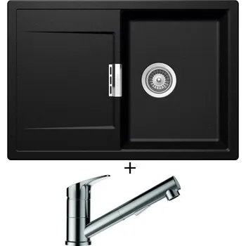 Granitový dřez Granitový dřez SET Schock MONO D-100S Magma + Schock EVINAS 577120 nerez