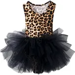 Dívčí baletní šaty pro princezny - Leopard,53 x 56 cm
