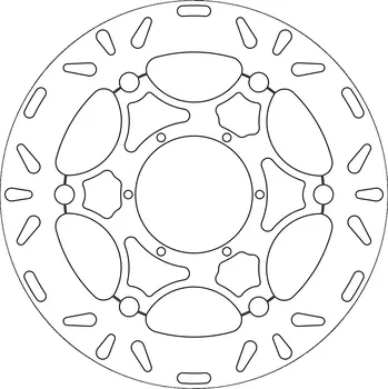 Brzdový kotouč brzdový kotouč plovoucí, NEWFREN DF5125AF