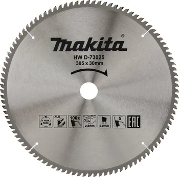 Pilový kotouč Makita D-73025 305 x 30 mm 100 zubů