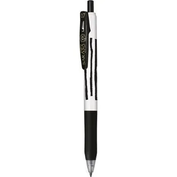 Kancelář ZEBRA Gelové pero Sarasa Clip, černá-pruh, 0,33 mm, stiskací mechanismus, ZEBRA 48291 437133