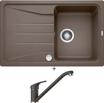 Granitový dřez Granitový dřez SET Blanco SONA 45 S kávová s excentrem + Blanco DARAS kávová 517729